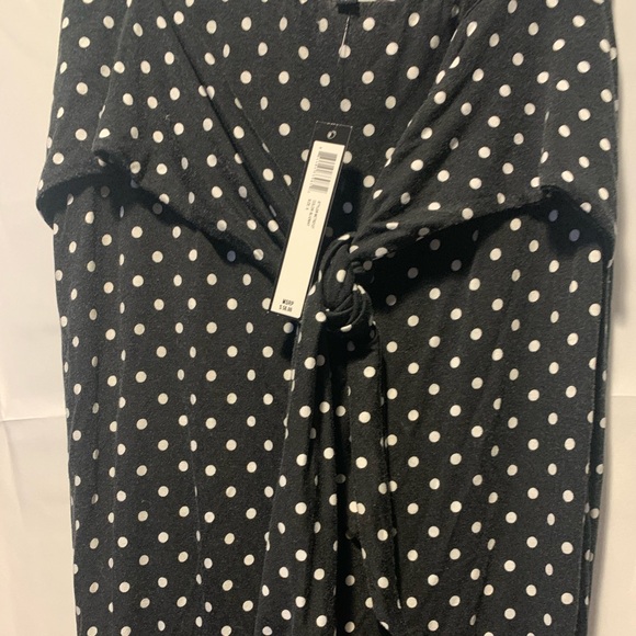 Catherine Malandrino Polka Dot Front Tie Skirt - Picture 3 of 9